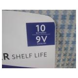 (FS) 10-Pack of 9V Batteries Exp. 1...