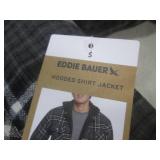 (BR1) Eddie Bauer Hooded Shirt Jack...