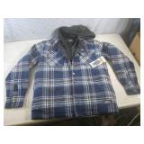 (BR1) Eddie Bauer Hooded Shirt Jack...
