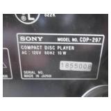 (D-2) 3pc Toshiba Stereo System and...