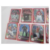 2021 Prizm Baseball Red Prizm Cards...