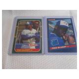 1986 & 1987 Donruss Fred McGriff Ro...