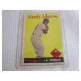 1958 Topps Sandy Amoros & Tigers Te...