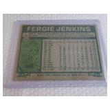 1977 Topps Fergie Jenkins Card...