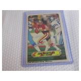 1983 Topps Joe Montana Sticker Card...