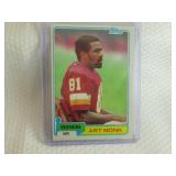 1981 Topps Art Monk Rookie Card...