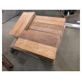 135 Solid Oak Hardwood Panels – 3/4" Thick Cabinet / Furniture Panels – Stained Wood Boards