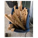 Large Lot Machined Pine Wood Parts – CNC Cut Furniture / Shelving Components – Woodworking Stock