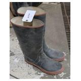 Steel Shank Rubber Over Boots, Size 13 - Heavy Duty Work/Concrete/Mud Boots