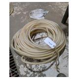 ~200 FT 3/8" Braided Reinforced PVC Hose – 300 PSI Industrial Clear Vinyl Tubing – Air / Water / Pump Line