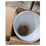 White Aluminum Trim Coil – Painted Both Sides – Approx. 24" x ~30