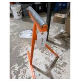 HTC Pedestal Material Roller Stand – Adjustable to ~45" – USA Made – Drywall / Sheet Metal / Lumber Support