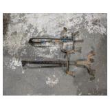 Vintage Steel Ladder Jacks / Ladder Scaffold Brackets – Pair – Heavy Duty Painter Roofing Siding