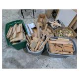 Large Lot Hardwood Scrap Lumber – Red Oak, Trim Pieces, Craft Wood, Woodworking Blocks, Carving Stock, DIY Project Material