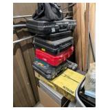 Large Lot of Tool Boxes – DeWalt, Milwaukee, Porter-Cable & More – Heavy Duty Storage Cases