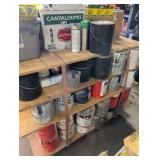 Huge Shop Paint & Finishing Supply Lot – ~150 Gallons Paint, Stain, Sealers, Solvents, Mineral Spirits, Lacquer Thinner, Spray Paint & More