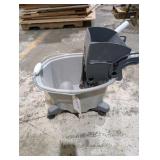 Quicky Rolling Mop Bucket & Wringer Combo - Commercial Style, Clean Condition