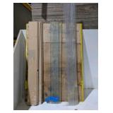 Large Lot Acrylic Plexiglass Sheets & Strips – Yellow 3/8", Clear Acrylic, Black Acrylic + Glass – Sign Making / Fabrication