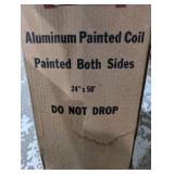 White Aluminum Trim Coil – Painted Both Sides – Approx. 24" x ~30