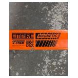 Empire Titan 48" Magnetic Level – Made in USA – Heavy Duty Contractor Carpenter Level