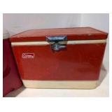 Vintage Coleman Metal Cooler + Igloo Cooler Lot – Classic Camping / Tailgating Coolers