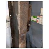 Heavy Duty Steel I-Beam Sections – (2) Structural Beams – Approx. 64" Long – Great for Welding, Fabrication, Trailer Builds, Shop Projects