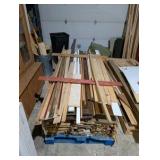 Massive Pallet of Hardwood, Trim & Tongue-and-Groove Lumber – Oak, Pine, Veneer Plywood, Molding & More