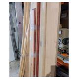 Large Lot of Solid Red Oak Lumber – Multiple Sizes & Lengths Up to 9