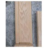 Large Oak Trim & Flooring Lot – Stair Treads, 11