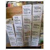 Large Pallet of Ceramic & Porcelain Tile, Trim Pieces, Mortar/Adhesives + Mixing Drill & 3 Paddle Mixers – American Olean, Italian Tile