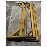 Complete Rolling Scaffold Set - 2 Sections, Casters, Cross Braces & 2 Planks
