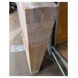 Lot of 5 Jeld-Wen Wood Transom Windows - 28" x 15" - 3 Pane Glass Inserts