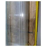 Large Lot Acrylic Plexiglass Sheets & Strips – Yellow 3/8", Clear Acrylic, Black Acrylic + Glass – Sign Making / Fabrication