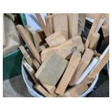 Large Lot Hardwood Scrap Lumber – Red Oak, Trim Pieces, Craft Wood, Woodworking Blocks, Carving Stock, DIY Project Material