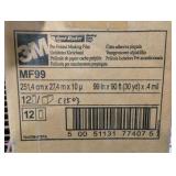 NEW Case of 12 Rolls – 3M Hand-Masker MF99 Pre-Folded Masking Film – 99" x 90