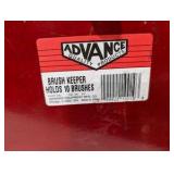 (2) Advance Quality Products Metal Paint Brush Keeper Boxes – Holds 10 Brushes Each – Locking Latch – Painter Storage