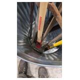 Large Lot Yard & Garden Tools – Shovels, Rakes, Pitchfork, Pickaxe, Sledgehammer, Hoe, Grain Scoop & Ice Scraper