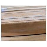 Large Oak Trim & Flooring Lot – Stair Treads, 11