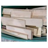 Large Lot Hardwood Scrap Lumber – Red Oak, Trim Pieces, Craft Wood, Woodworking Blocks, Carving Stock, DIY Project Material
