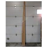 Large Lot of Solid Red Oak Lumber – Multiple Sizes & Lengths Up to 9