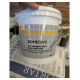 Large Pallet of Ceramic & Porcelain Tile, Trim Pieces, Mortar/Adhesives + Mixing Drill & 3 Paddle Mixers – American Olean, Italian Tile