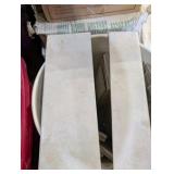 Large Pallet of Ceramic & Porcelain Tile, Trim Pieces, Mortar/Adhesives + Mixing Drill & 3 Paddle Mixers – American Olean, Italian Tile