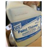 Huge Shop Paint & Finishing Supply Lot – ~150 Gallons Paint, Stain, Sealers, Solvents, Mineral Spirits, Lacquer Thinner, Spray Paint & More