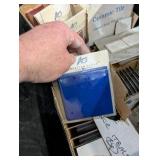 Large Pallet of Ceramic & Porcelain Tile, Trim Pieces, Mortar/Adhesives + Mixing Drill & 3 Paddle Mixers – American Olean, Italian Tile