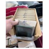 Large Pallet of Ceramic & Porcelain Tile, Trim Pieces, Mortar/Adhesives + Mixing Drill & 3 Paddle Mixers – American Olean, Italian Tile