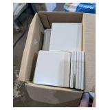 Large Pallet of Ceramic & Porcelain Tile, Trim Pieces, Mortar/Adhesives + Mixing Drill & 3 Paddle Mixers – American Olean, Italian Tile