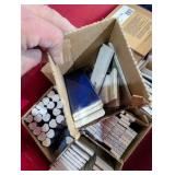 Large Pallet of Ceramic & Porcelain Tile, Trim Pieces, Mortar/Adhesives + Mixing Drill & 3 Paddle Mixers – American Olean, Italian Tile