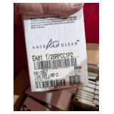 Large Pallet of Ceramic & Porcelain Tile, Trim Pieces, Mortar/Adhesives + Mixing Drill & 3 Paddle Mixers – American Olean, Italian Tile