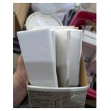 Large Pallet of Ceramic & Porcelain Tile, Trim Pieces, Mortar/Adhesives + Mixing Drill & 3 Paddle Mixers – American Olean, Italian Tile