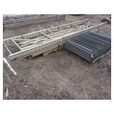 Pallet Racking W/Beams & Wire Decking